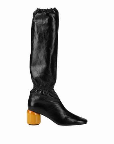 Jil Sander Woman Boot Black Soft Leather Cover