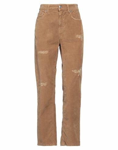 Department 5 Woman Pants Camel Cotton, Elastane Cover