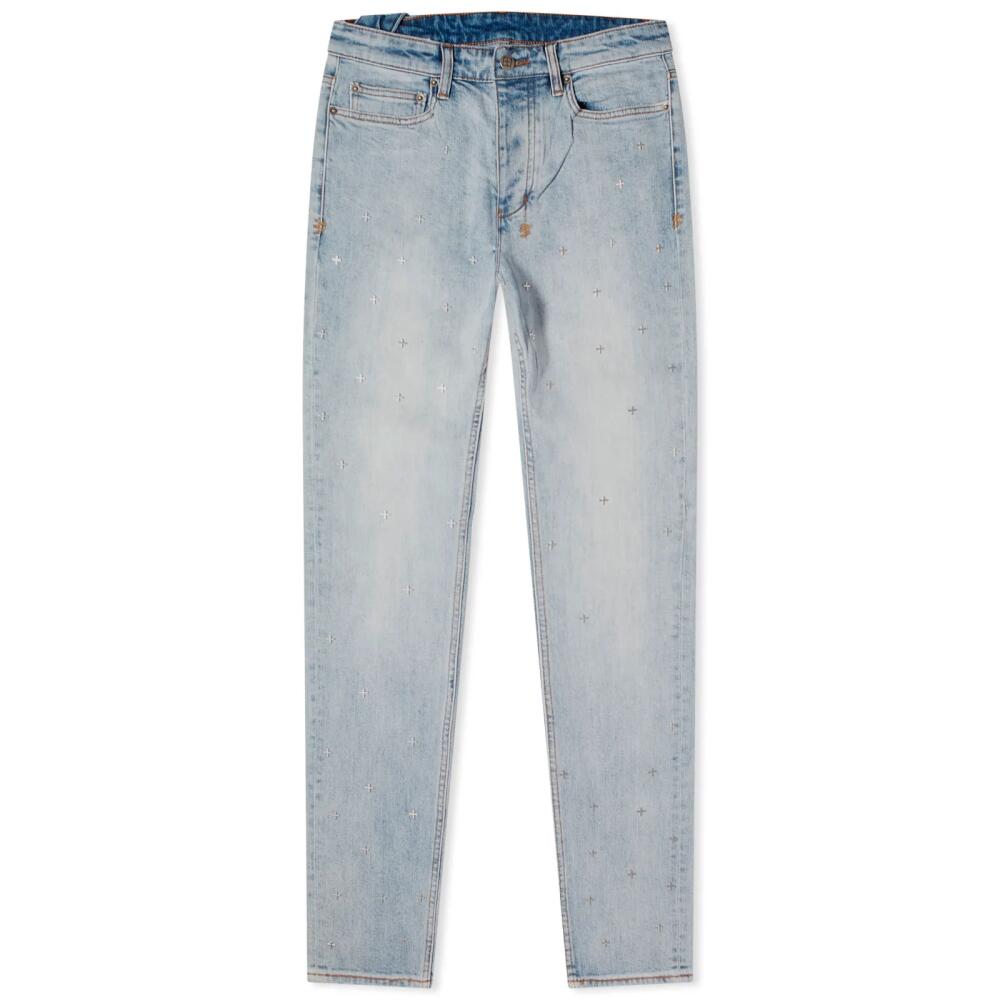 Ksubi Men's Chitch Slim Jeans in Metalik Blue Cover