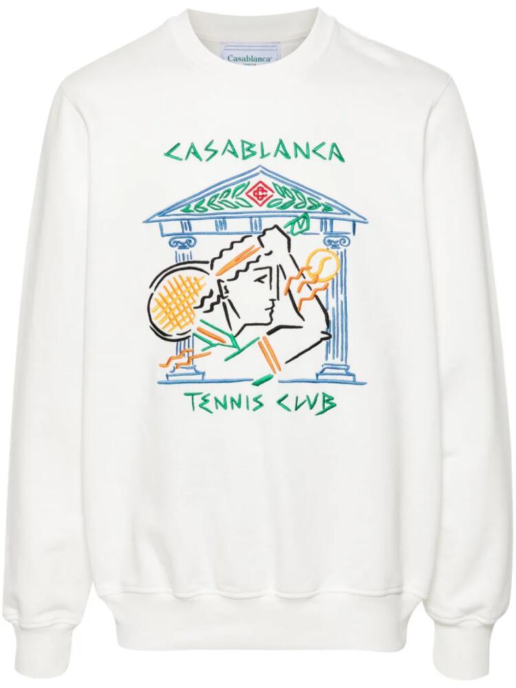 Casablanca Crayon Temple sweatshirt - White Cover