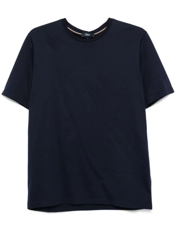 Herno cotton T-shirt - Blue Cover