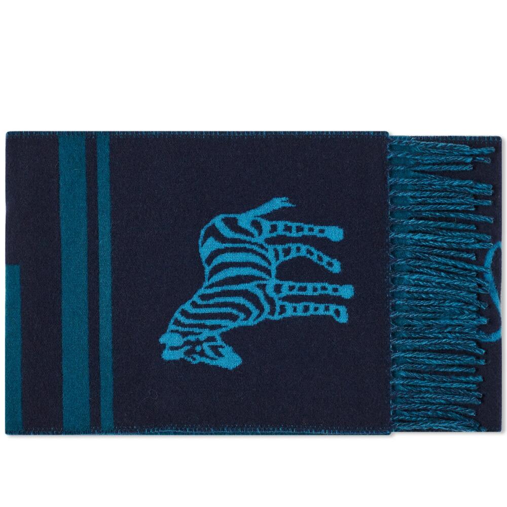 Paul Smith Men's Zebra Team Scarf in Blue Cover