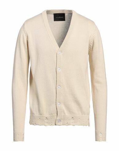 John Richmond Man Cardigan Beige Cotton Cover