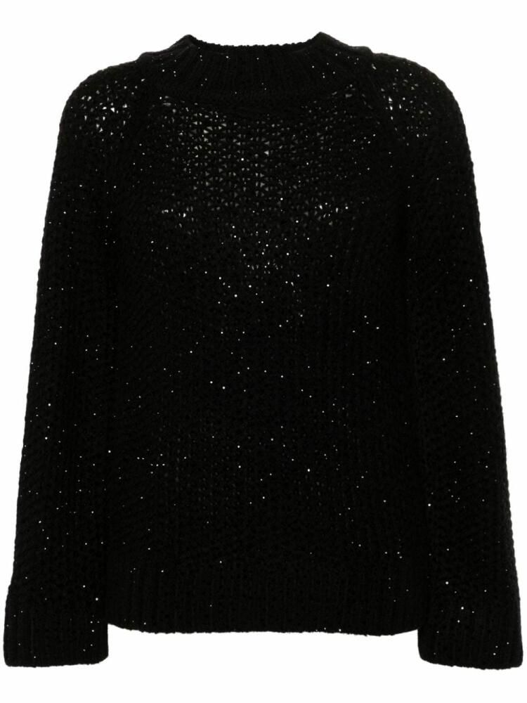 Ermanno Scervino crystal-embellished jumper - Black Cover