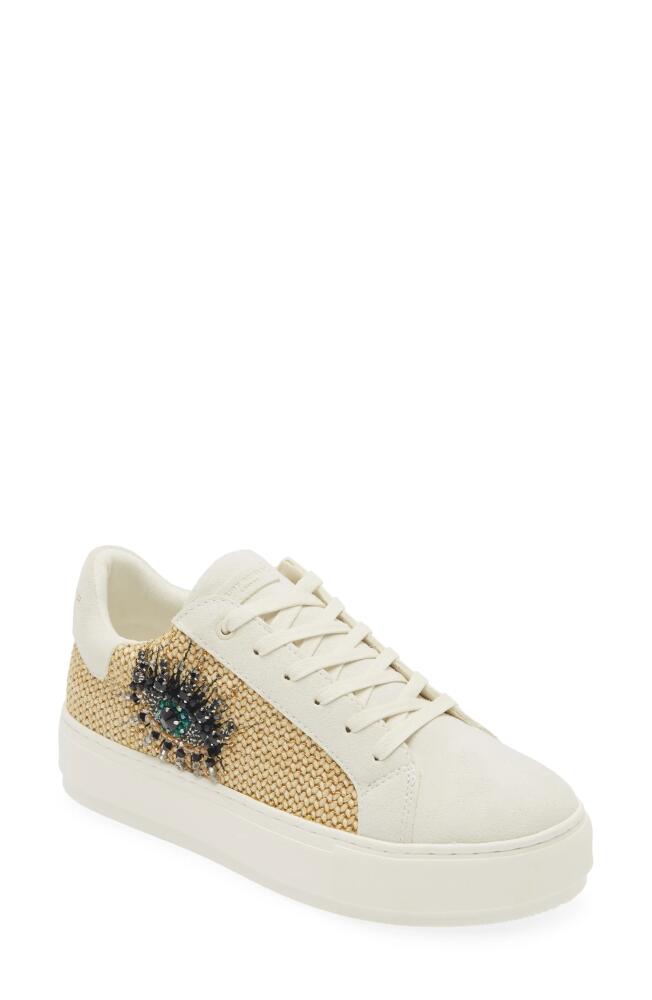 Kurt Geiger London Laney Eye Sneaker in Open Beige Cover