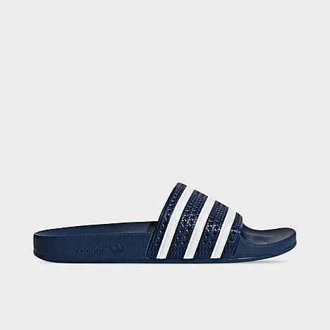 Adidas Men's Originals adilette Slide Sandals in Blue/Adi Blue Cover