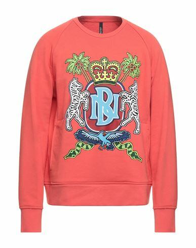 Neil Barrett Man Sweatshirt Coral Cotton, Polyester Cover