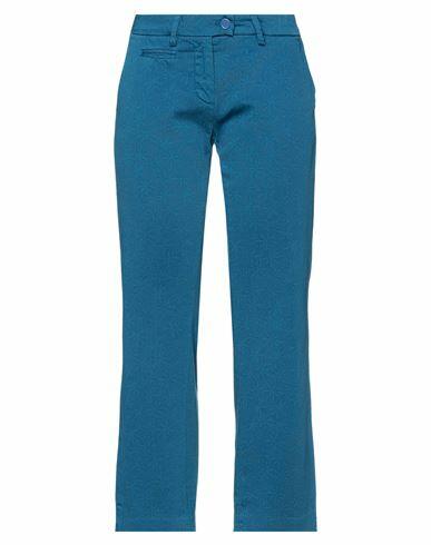 Mason's Woman Pants Deep jade Cotton, Elastane Cover