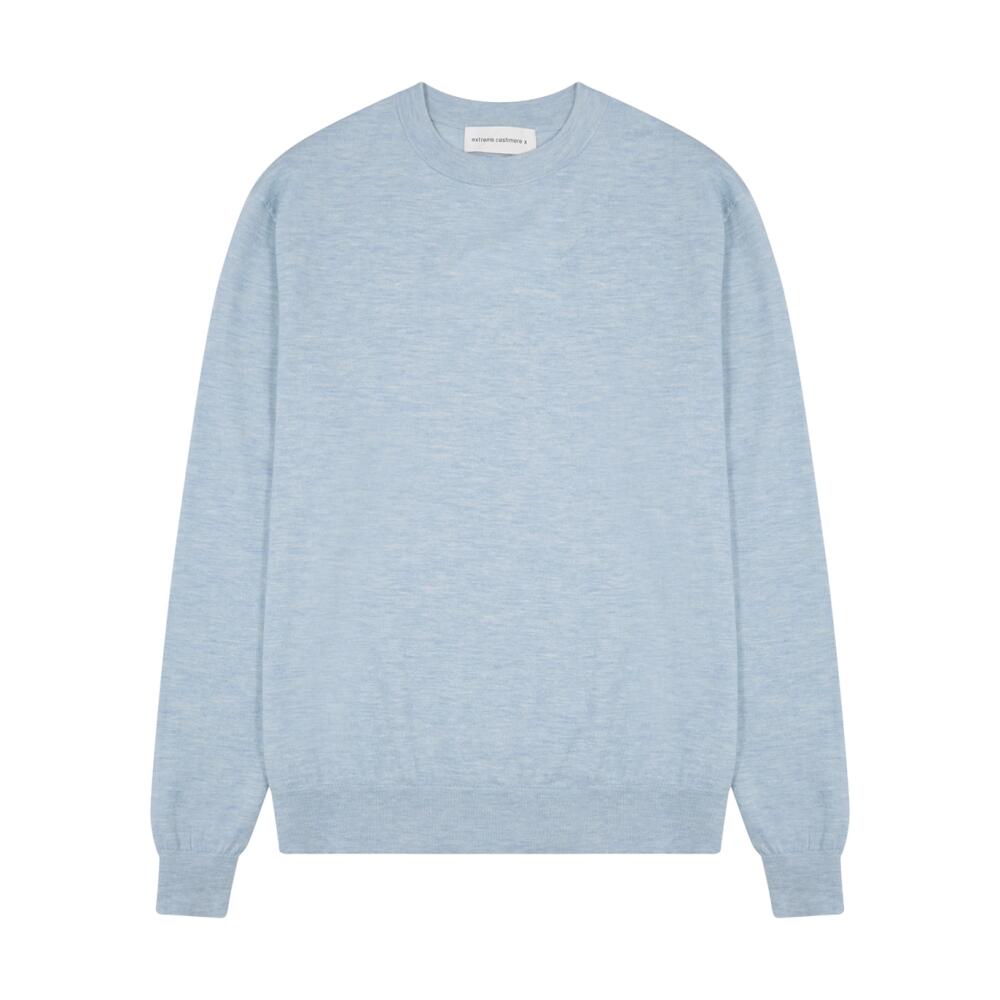 Extreme Cashmere N°233 Class Cashmere-blend Jumper - Blue - Cover