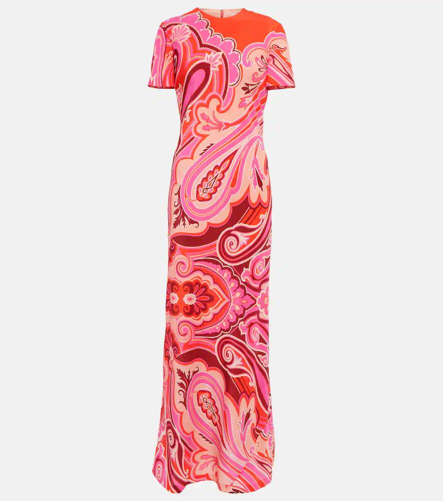 Etro Printed silk gown Cover