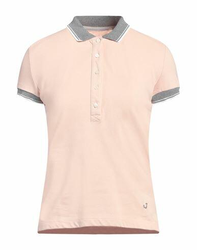 Jacob Cohёn Woman Polo shirt Light pink Cotton, Elastane Cover