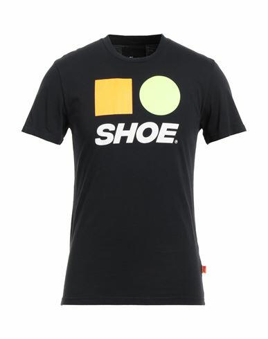 Shoe Man T-shirt Midnight blue Cotton Cover