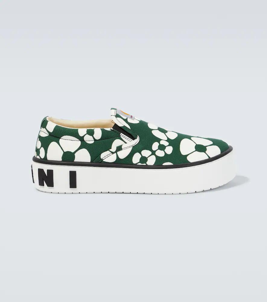 Marni x Carhartt floral slip-on sneakers Cover