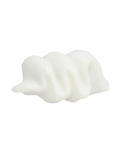 Maison Margiela Woman Brooch White Plastic Cover