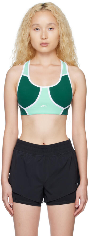 Reebok Classics Green Lux Racer Sports Bra Cover