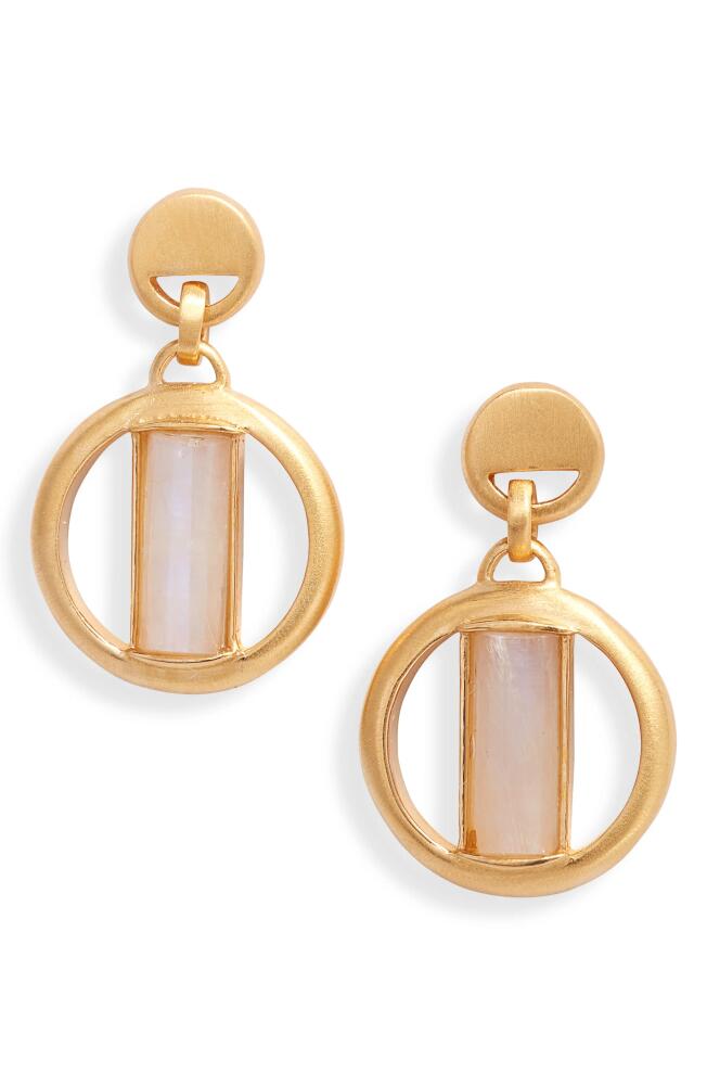 Dean Davidson Revival Moonstone Drop Earrings in Moonstone/Gold Cover