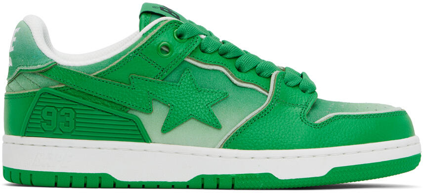 BAPE Green Sk8 Sta #4 Sneakers Cover