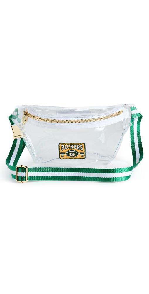 Stoney Clover Lane Green Bay Packers Clear Fanny Pack Green/White Cover