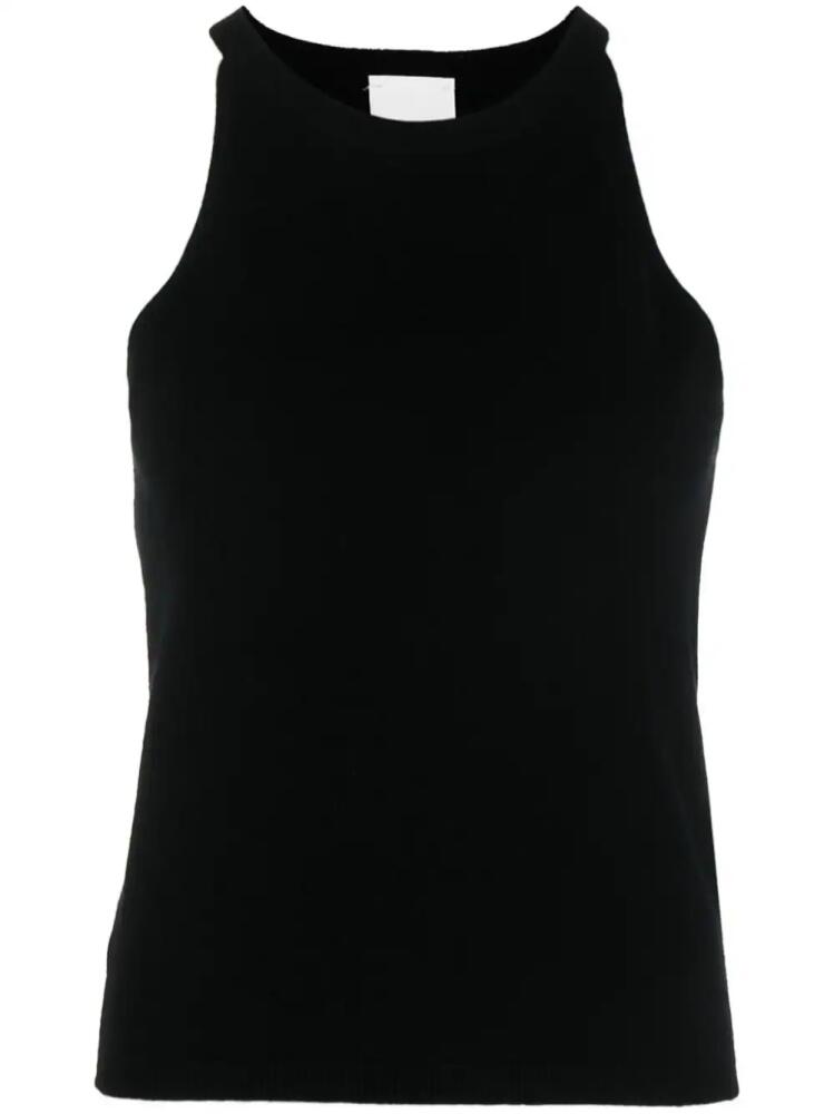 Allude cashmere sleeveless top - Black Cover