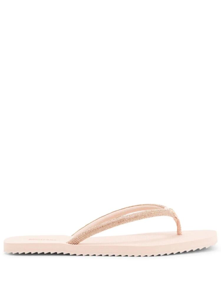 Michael Kors Jinx crystal-embellished flip flops - Pink Cover