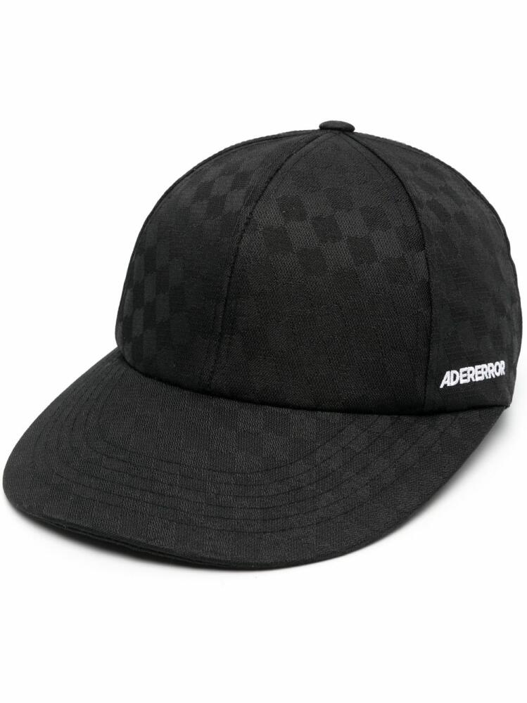 Ader Error embroidered-logo jacquard cap - Black Cover