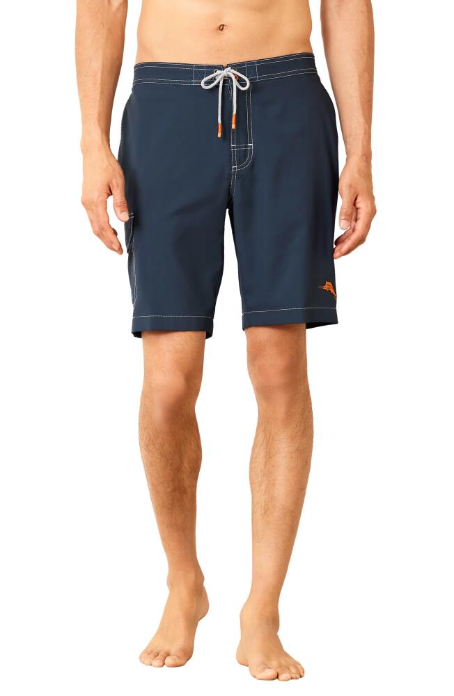 Tommy Bahama Baja Harbor Board Shorts in Ocean Deep Cover