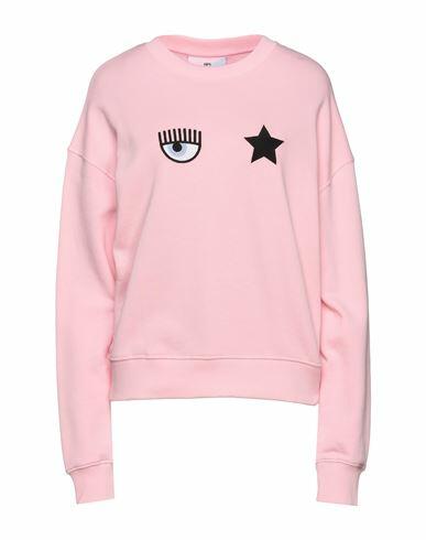 Chiara Ferragni Woman Sweatshirt Pink Cotton, Elastane Cover