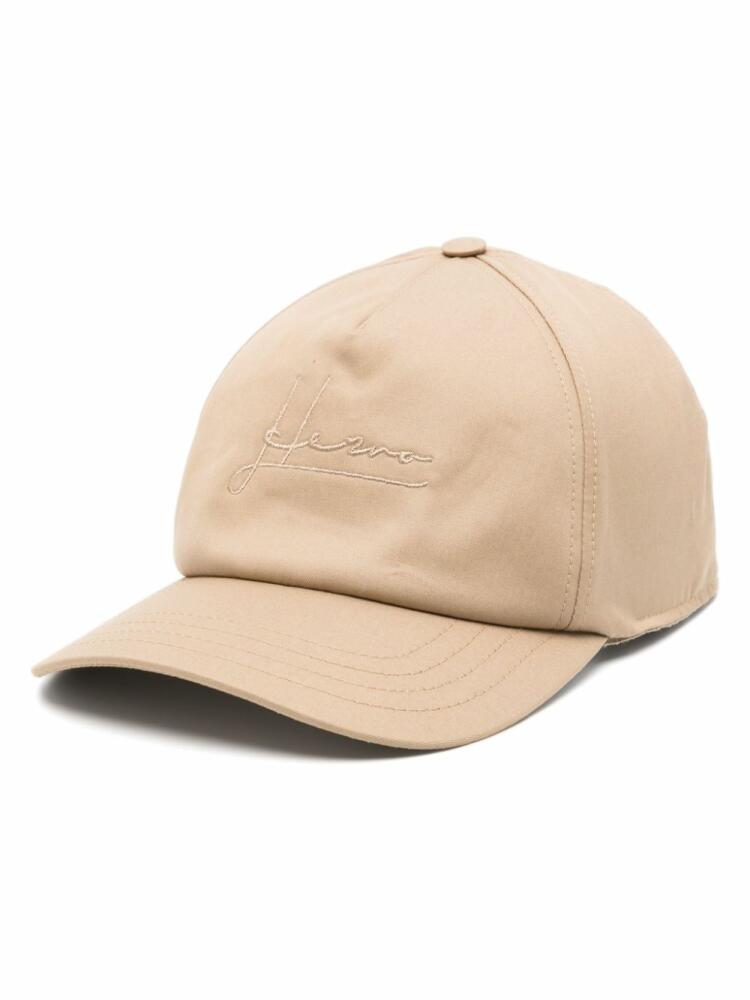 Herno logo-embroidered cap - Brown Cover