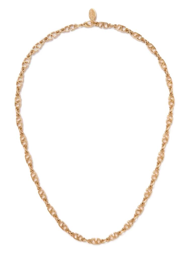 Valentino Garavani VLogo Signature chain-link necklace - Gold Cover