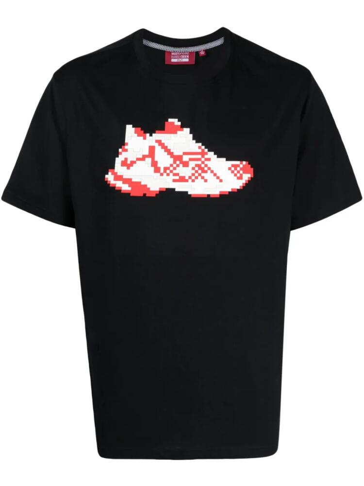 Mostly Heard Rarely Seen 8-Bit Red Runner cotton T-shirt - Black Cover