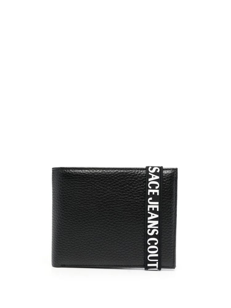 Versace Jeans Couture logo-strap wallet - Black Cover