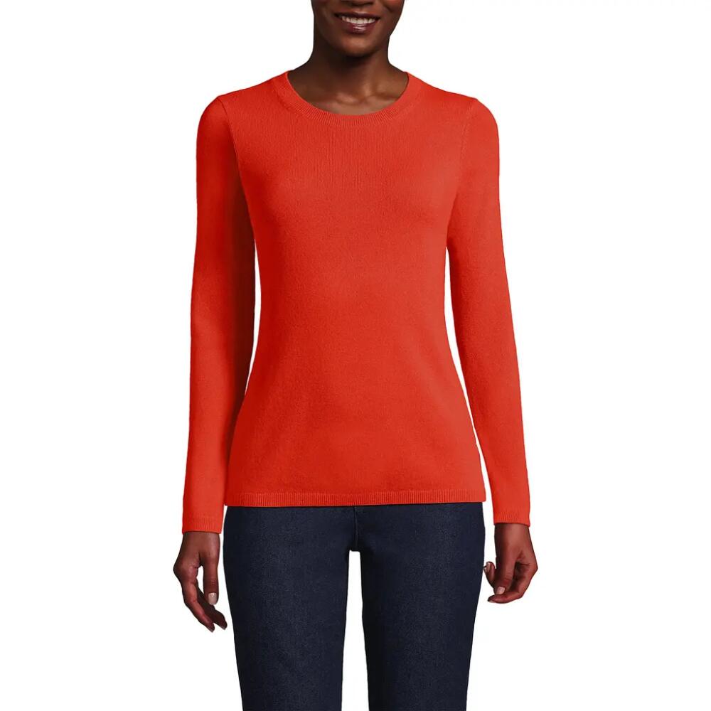 Lands' End Cashmere Sweater in Papaya Cover