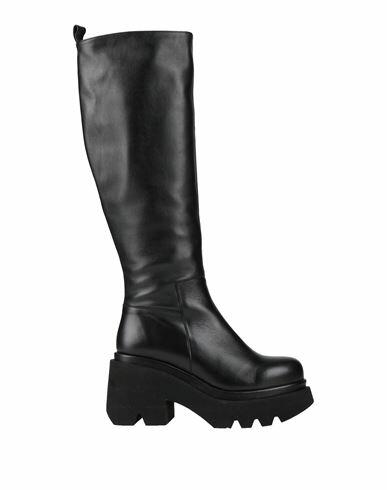 Paloma Barceló Woman Boot Black Leather Cover