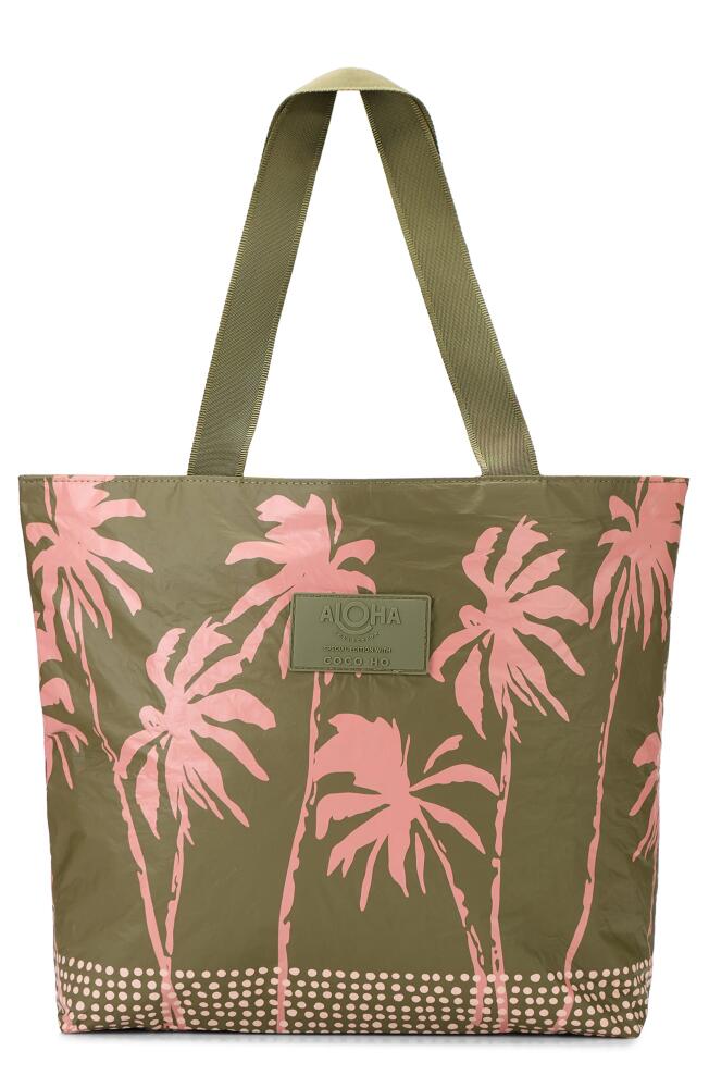 Aloha Collection Tripper Water Resistant Tyvek® Tote in Olive Cover