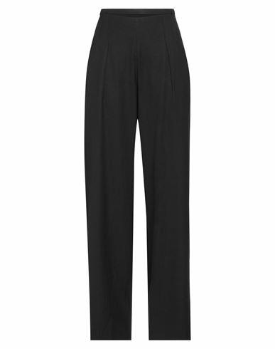 Cult Gaia Woman Pants Black Viscose, Polyester, Elastane Cover