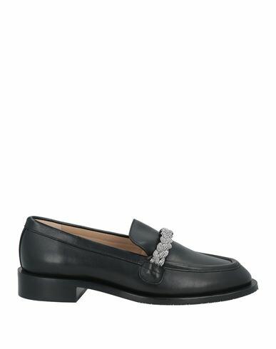 Stuart Weitzman Woman Loafers Black Calfskin Cover