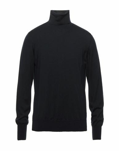 Alpha Studio Man Turtleneck Midnight blue Merino Wool Cover