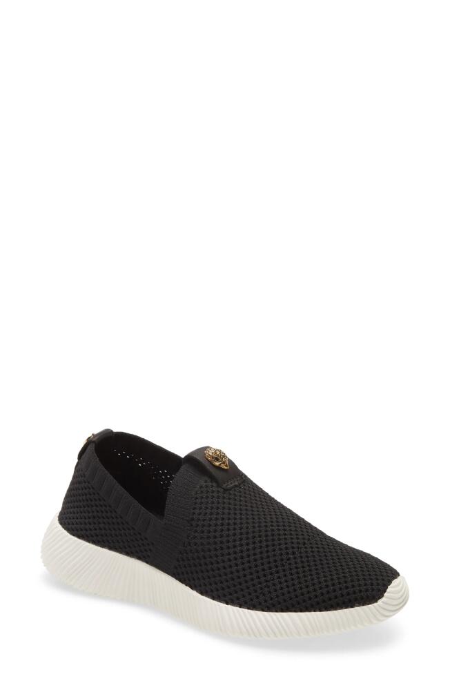 Kurt Geiger London Lorna Slip-On Sneaker in Black Fabric Cover