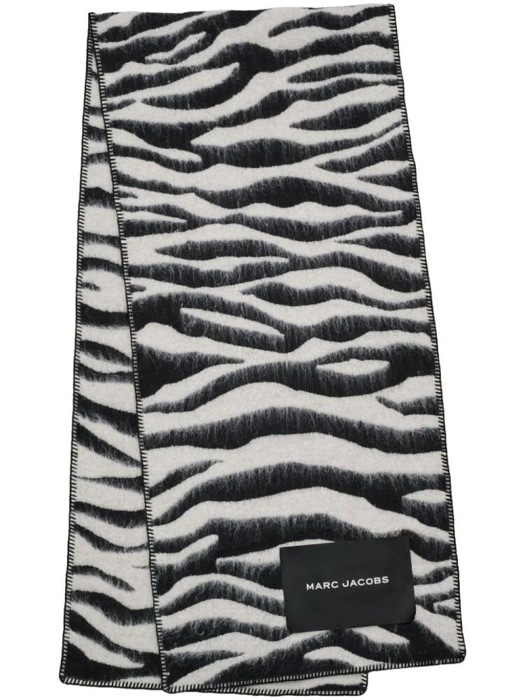 Marc Jacobs The Zebra brushed scarf - Black Cover