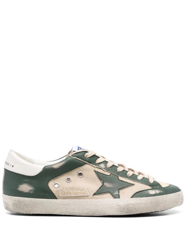 Golden Goose Super-Star mesh panelled sneakers - Neutrals Cover