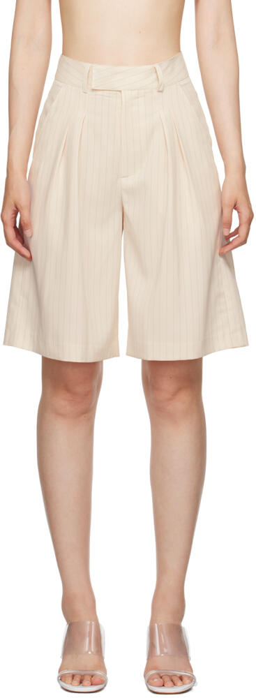 The Frankie Shop Beige Vivian Shorts Cover