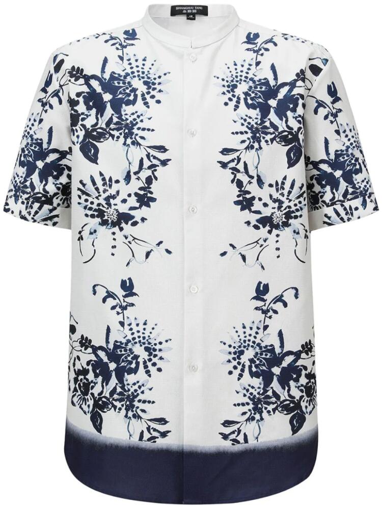 Shanghai Tang floral-print short-sleeve shirt - White Cover