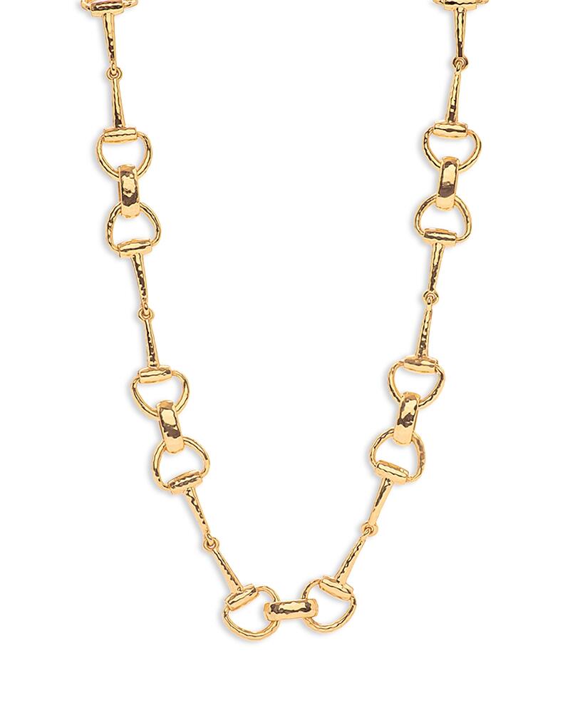 Capucine De Wulf Equestrian Snaffle Bit Chain Necklace in 18K Gold Plated, 20 Cover