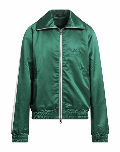 Amiri Man Jacket Green Cotton, Rayon Cover