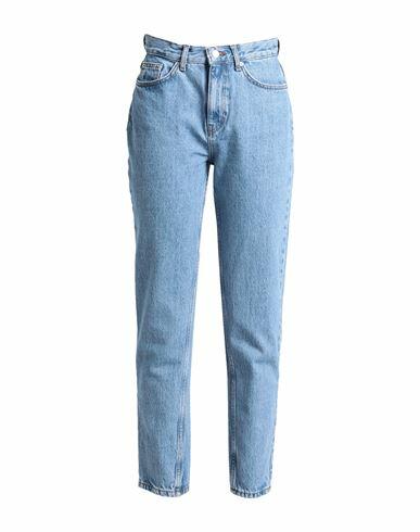 Vero Moda Woman Jeans Blue Cotton Cover