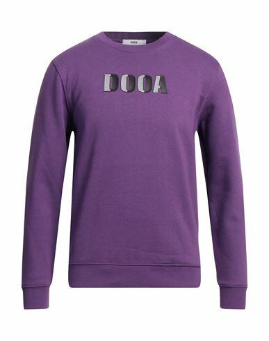 Dooa Man Sweatshirt Purple Cotton, Polyester Cover