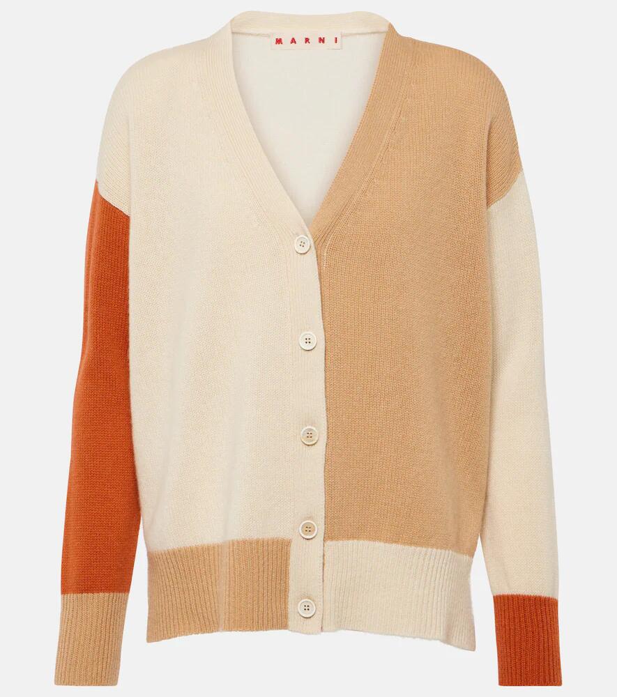 Marni Colorblocked cashmere cardigan Cover