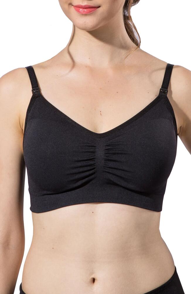 Modern Eternity Jade Seamless Nursing Bra in Black Cover