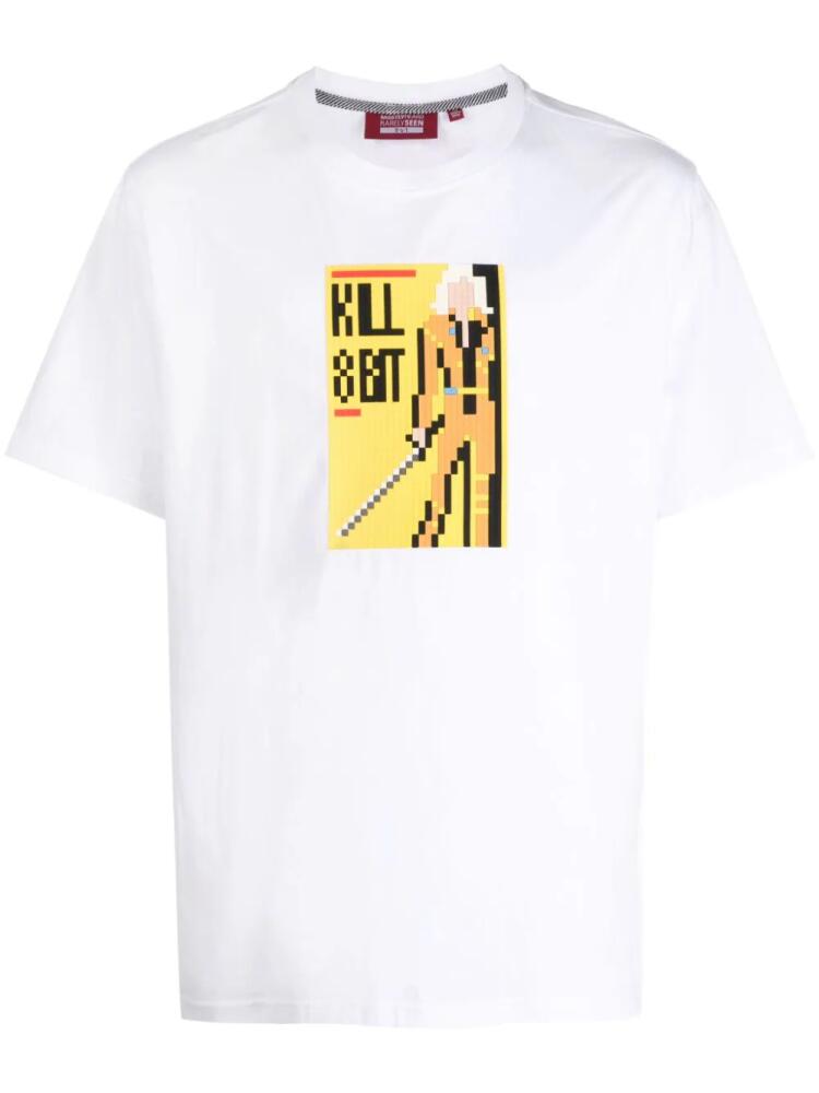 Mostly Heard Rarely Seen 8-Bit Kill 8Bit cotton T-shirt - White Cover