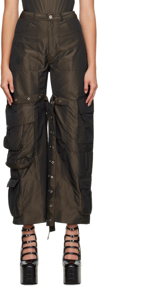 Marques Almeida Brown Multipocket Trousers Cover